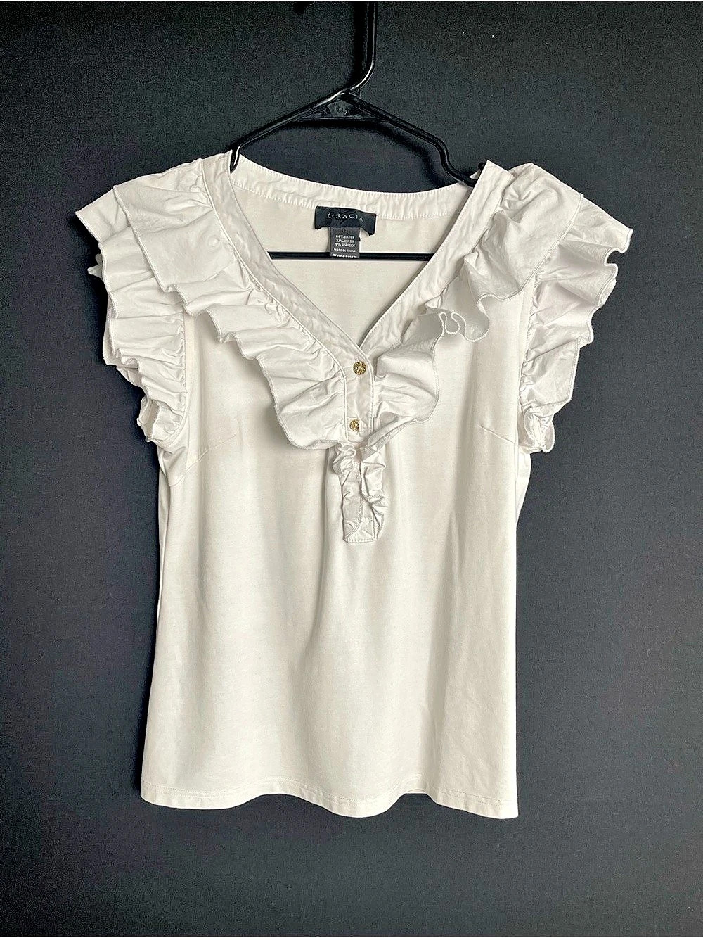 GRACIA Ruffle Blouse